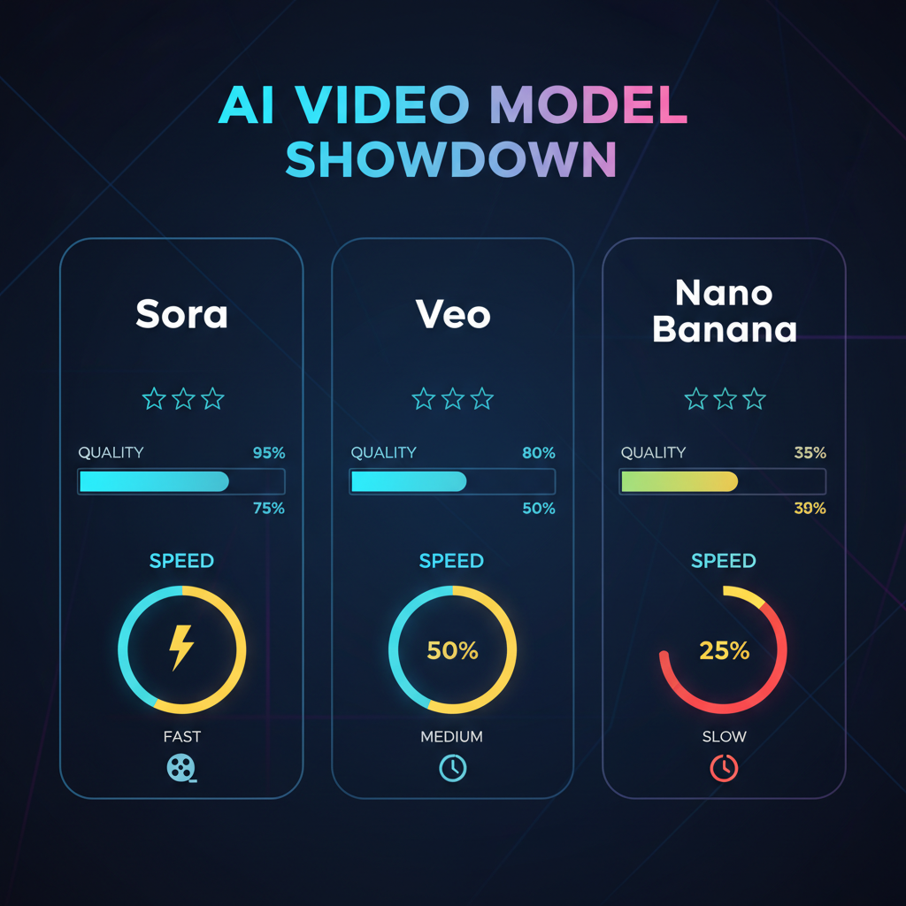 Multiple AI Models (Sora 2 & Veo 3.1 Fast)