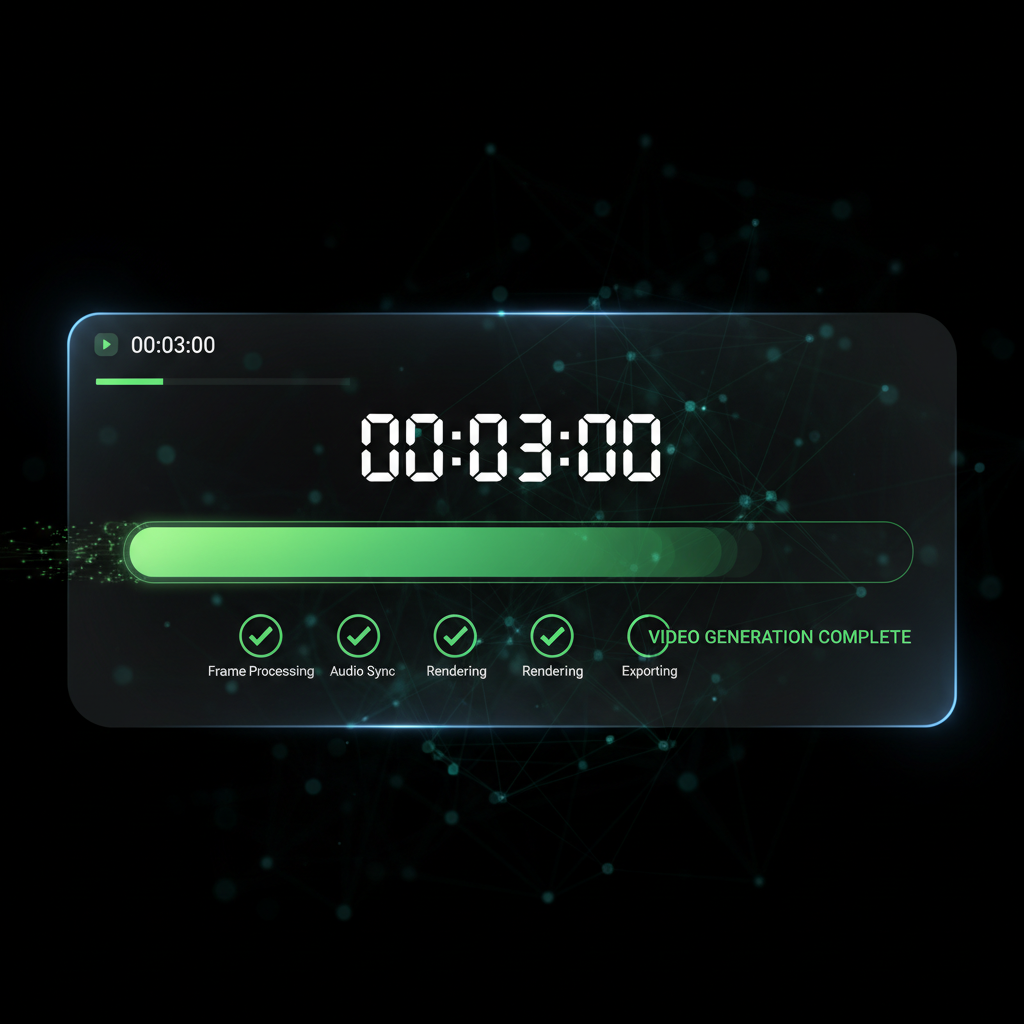 Fast Generation (3-10 minutes)